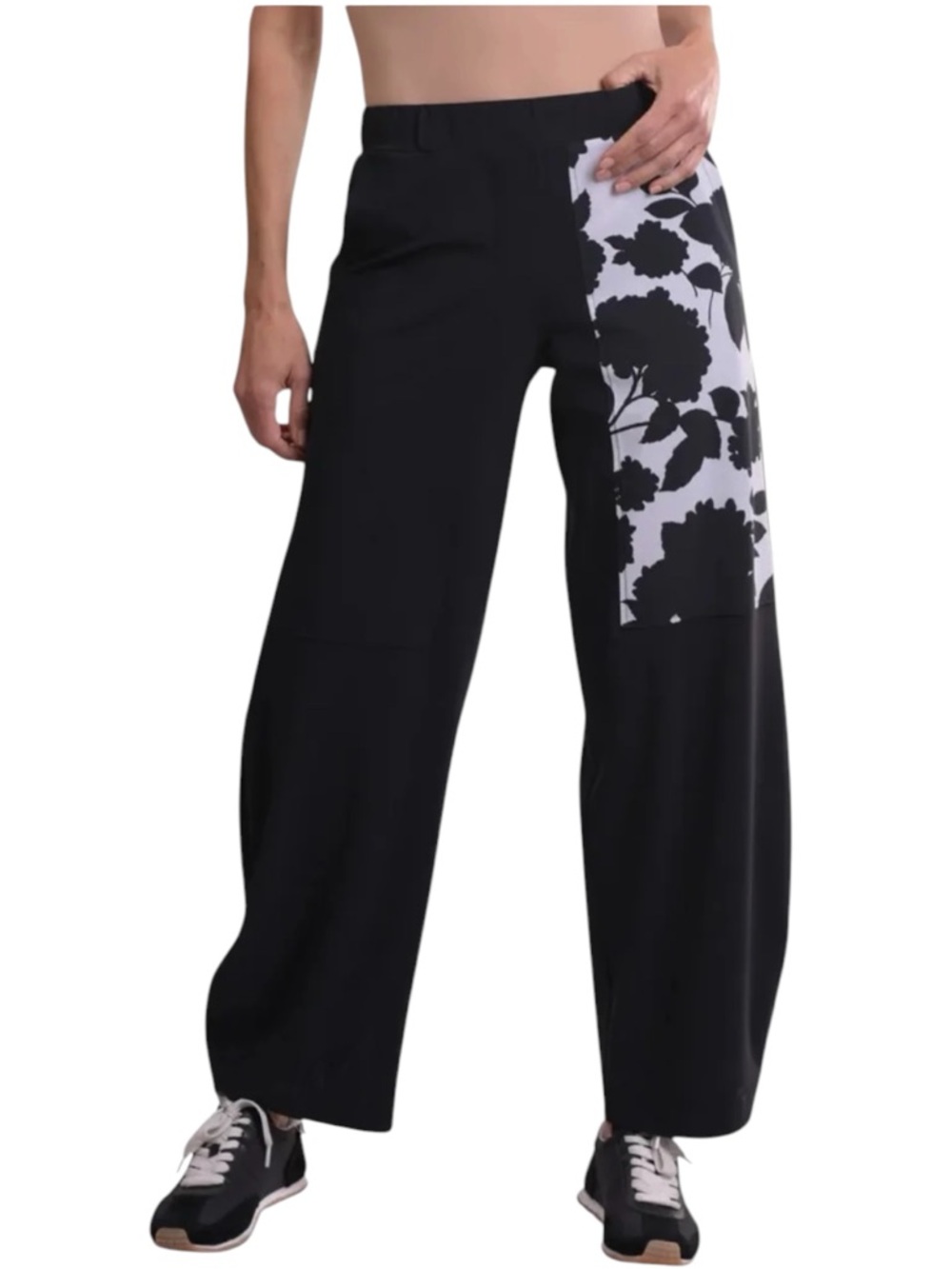 Alembika Tekbika Floral Flow Pants Black Wide Leg NWT Size US 20-22 | Alembika 8